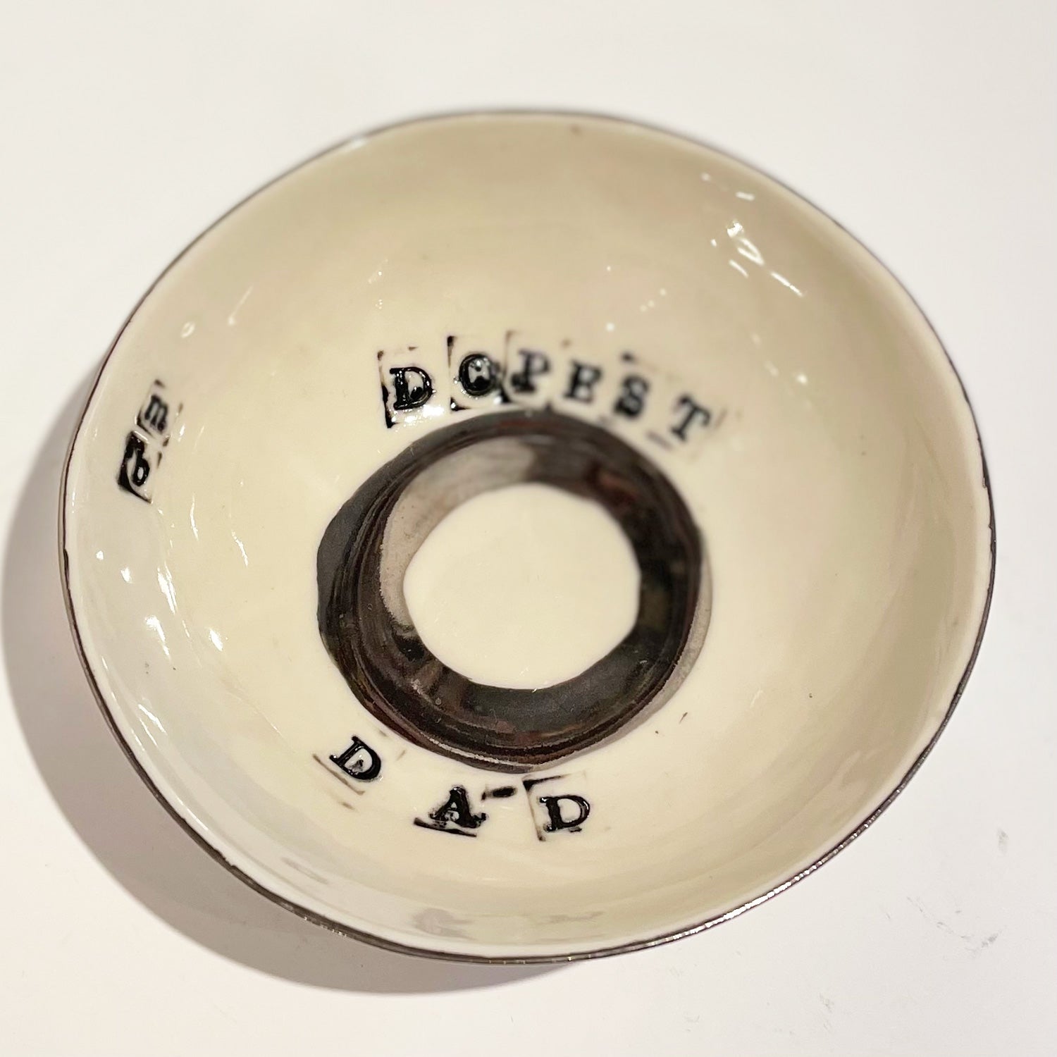 Marla Buck - Dopest Dad Baby Bowl, 5" x 5" x 1.5" 