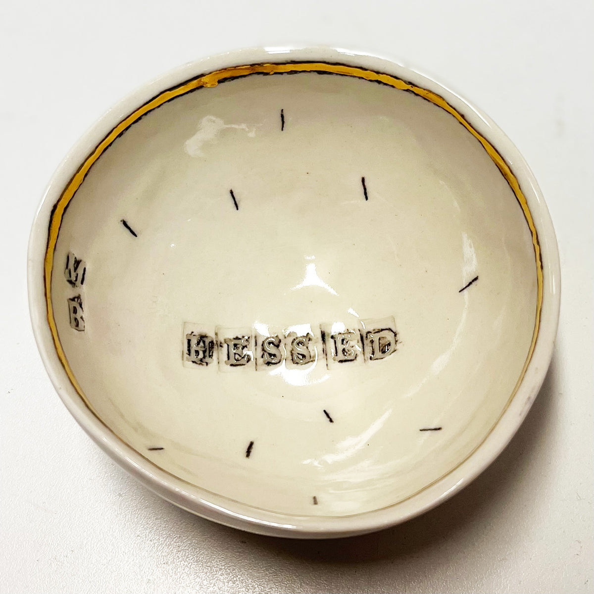 Marla Buck - Blessed Small Bowl, 4" x 4" x 2"