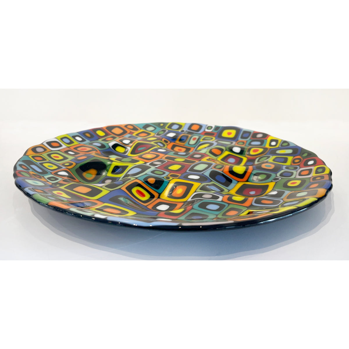 Marie Levine - Glass Matrix Seder Plate