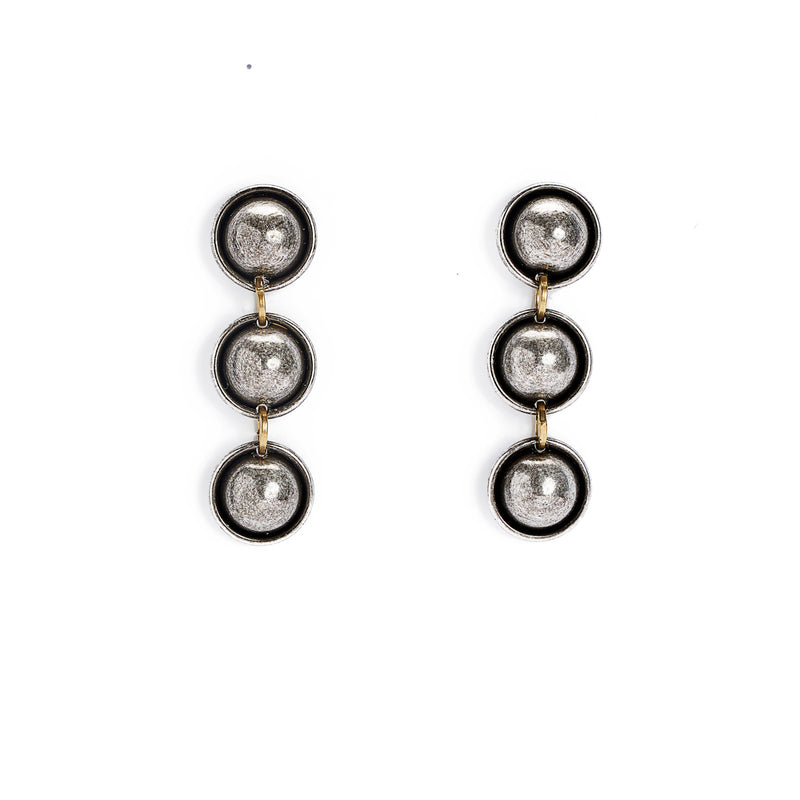 Michelle Ross- Evie Antique silver earrings