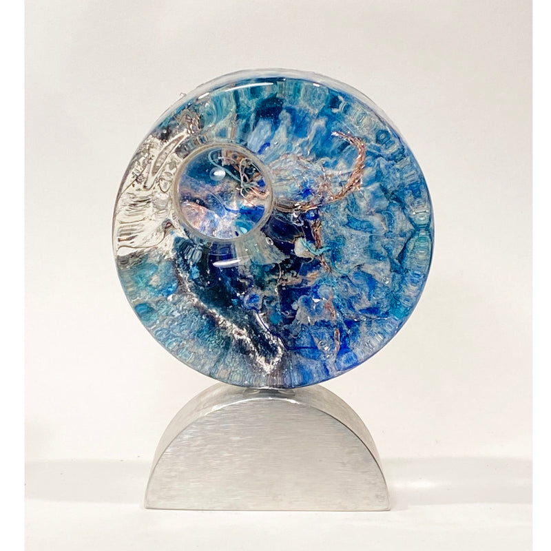Alex Anagnostou - Mini Mandala blue with lens