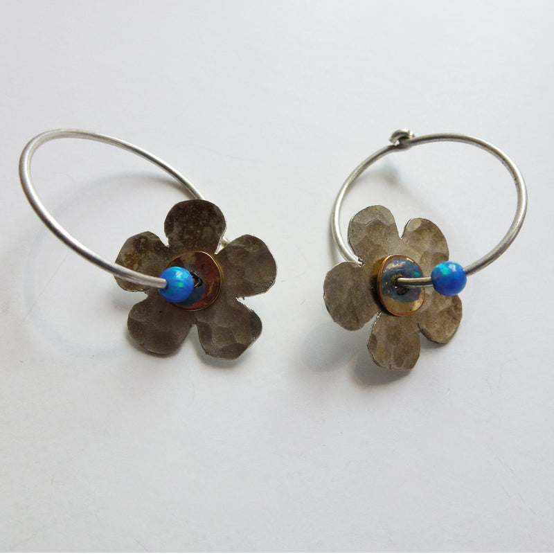 Yair Stern - Flower Circle Earrings