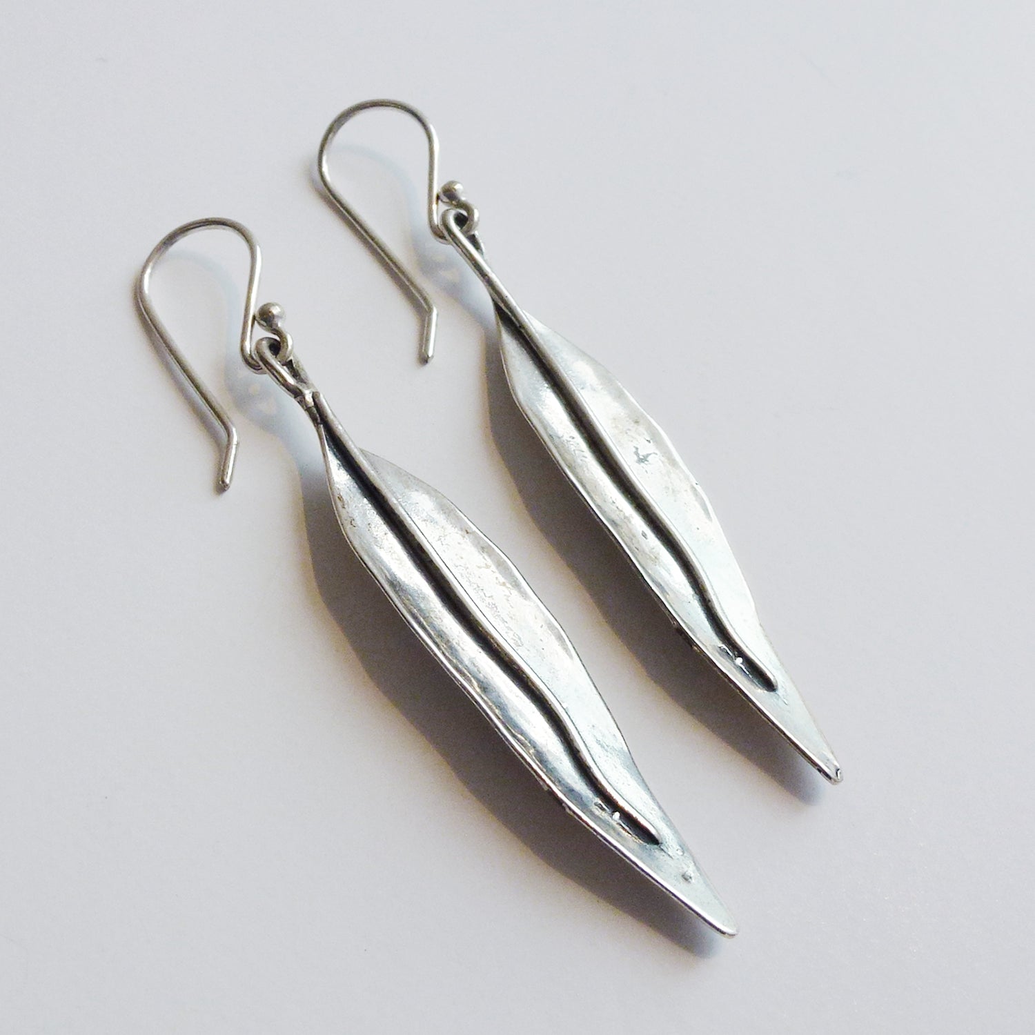 Yair Stern - Silver Leaves Earrings