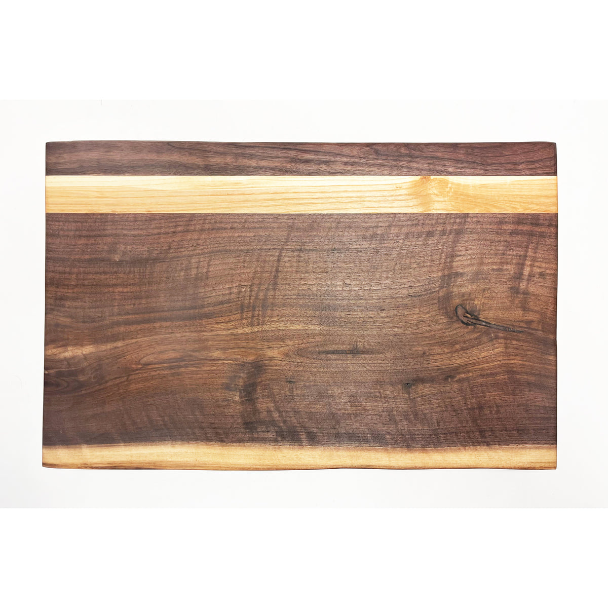 Norman & Brendan Daignault - Walnut Stripe Board, 19.5" x 12.5"