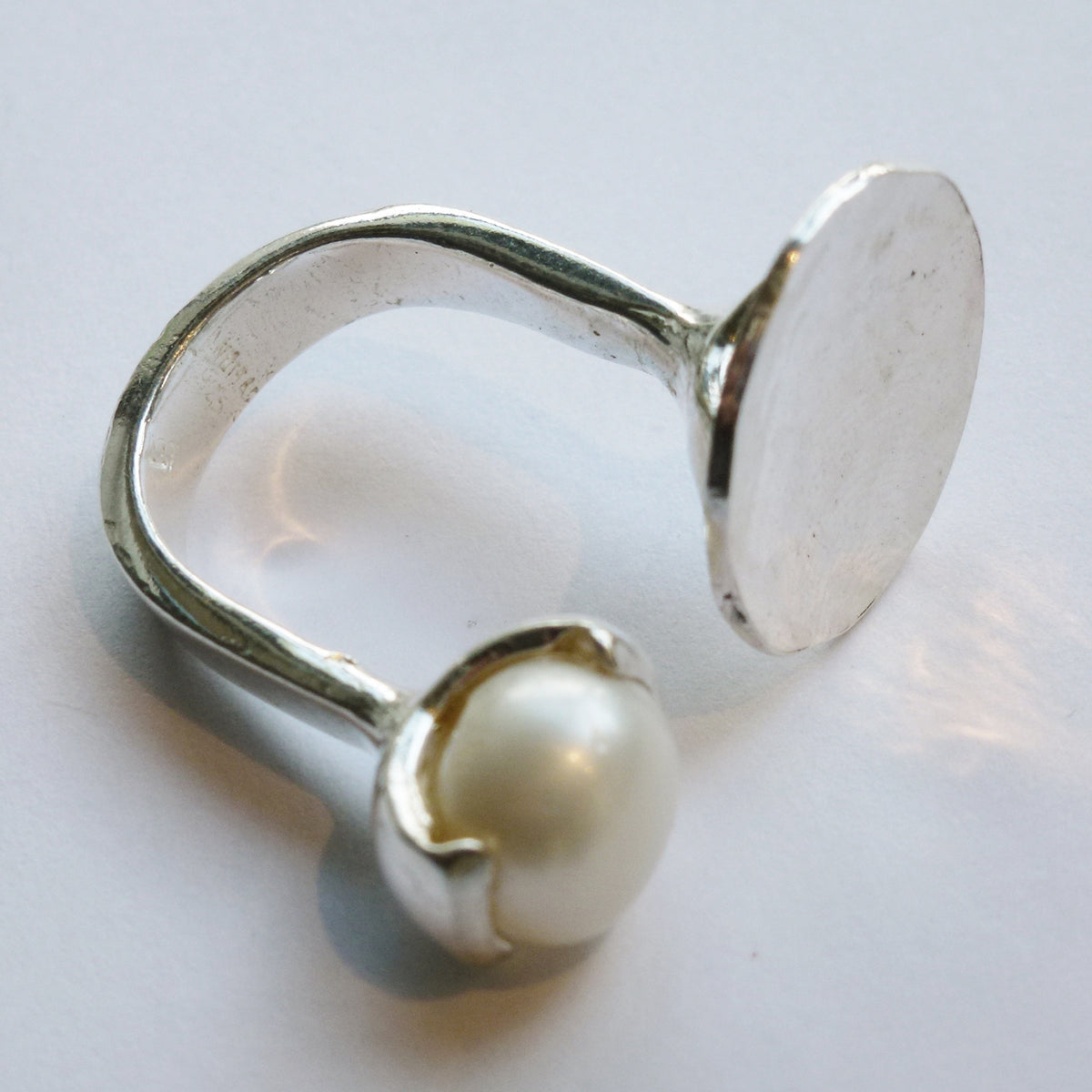 Yair Stern - Open Ring with Pearl 