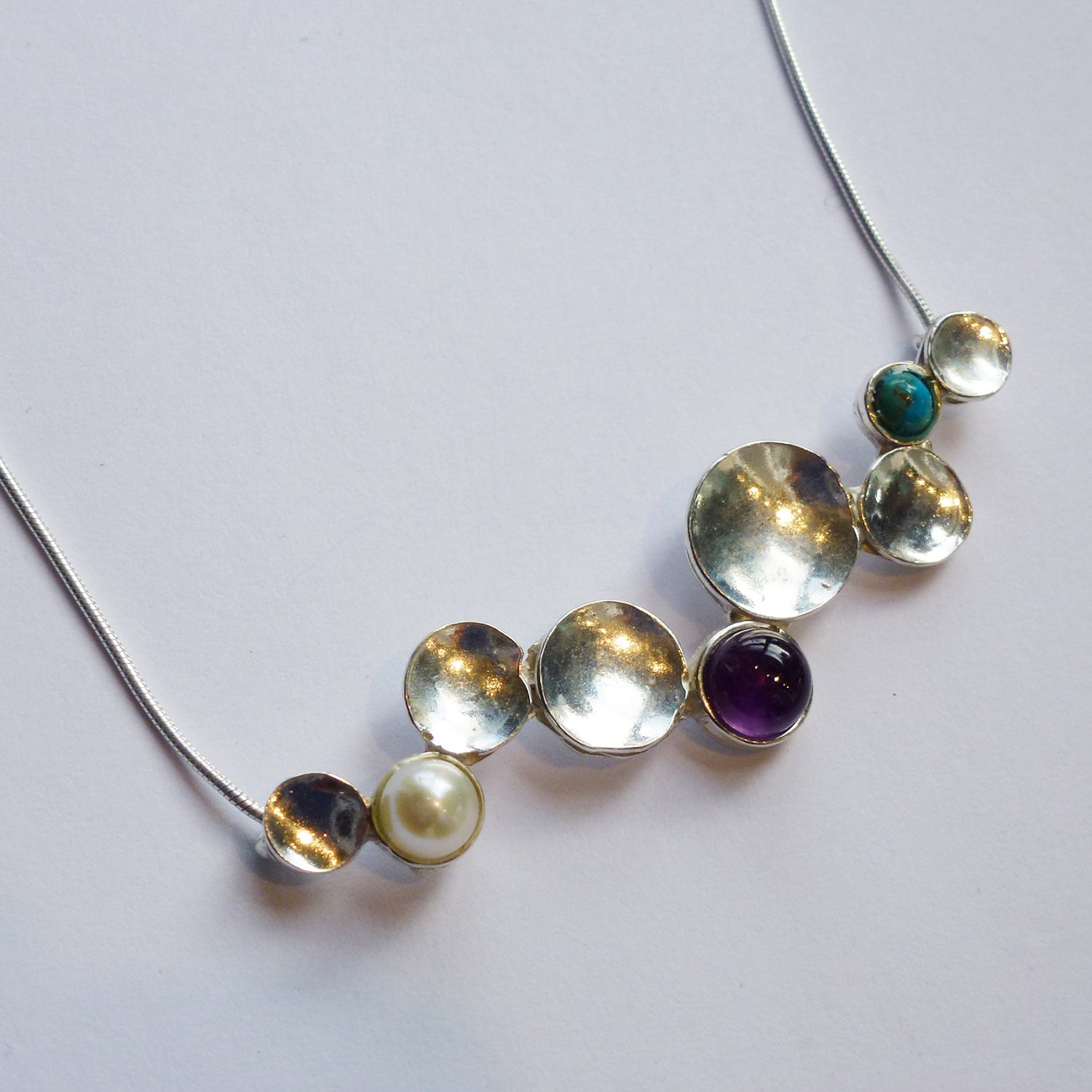 Yair Stern - Multicolored Ponds Necklace