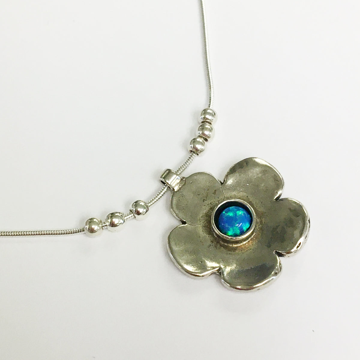 Yair Stern - Blue Flower Necklace