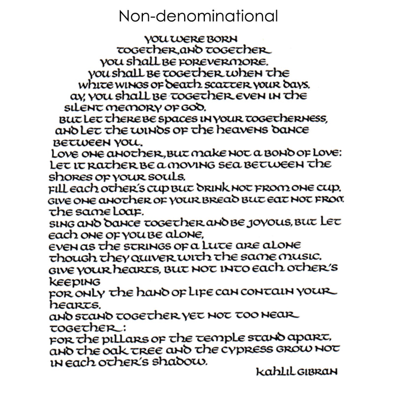 Naomi Teplow - Non-Denominational Text